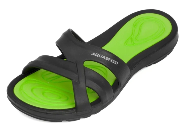 Шльопанці Aqua Speed PANAMA 6594 чорний, зелений Жін 36 513-38 фото 2 — інтернет-магазин Tapok
