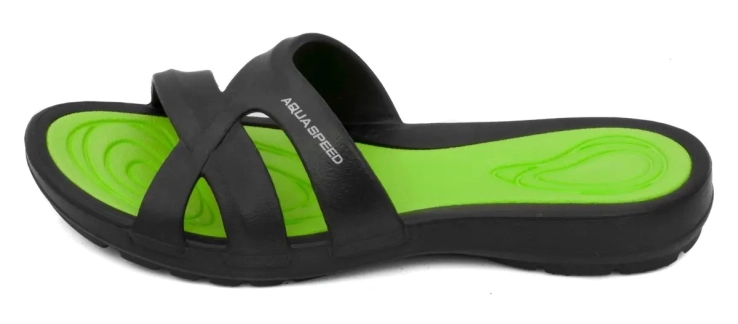 Шльопанці Aqua Speed PANAMA 6594 чорний, зелений Жін 36 513-38 фото 3 — інтернет-магазин Tapok