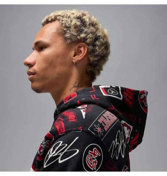 Кофта чоловіча Jordan Essentials Men's Printed Fleece (HM7254-010) фото 9 — інтернет-магазин Tapok
