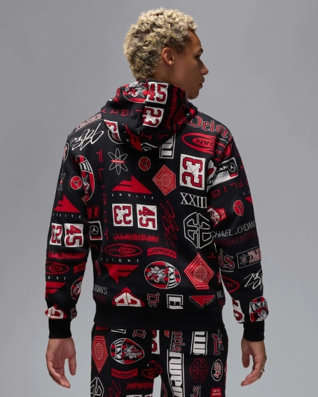 Кофта чоловіча Jordan Essentials Men's Printed Fleece (HM7254-010) фото 2 — інтернет-магазин Tapok