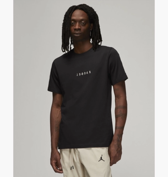 Мужская футболка Air Jordan Mens T-Shirt Black DM3182-010 фото 2 — интернет-магазин Tapok