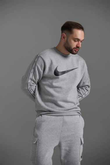 Костюм Nike Repeat (сірий) DX2029-063_DX2030-063 фото 2 — інтернет-магазин Tapok