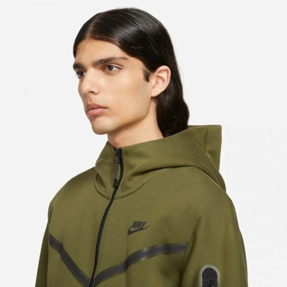 Кофта Nike M NSW TCH FLC HOODIE FZ WR CU4489-326 фото 4 — інтернет-магазин Tapok