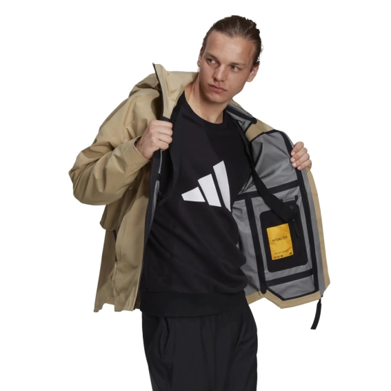 Куртка Adidas Myshelter Rain (бежева) GT6574 фото 2 — інтернет-магазин Tapok