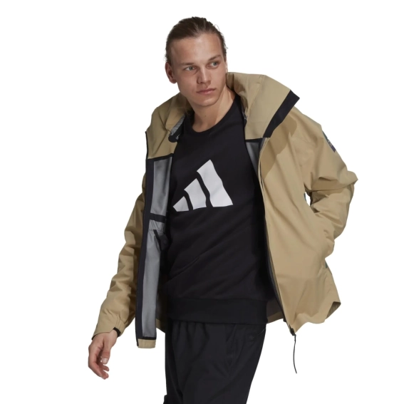 Куртка Adidas Myshelter Rain (бежева) GT6574 фото 4 — інтернет-магазин Tapok
