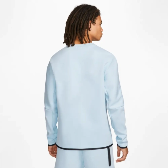 Свитшот Nike Tech Fleece (голубой) CU4505-441 фото 3 — интернет-магазин Tapok
