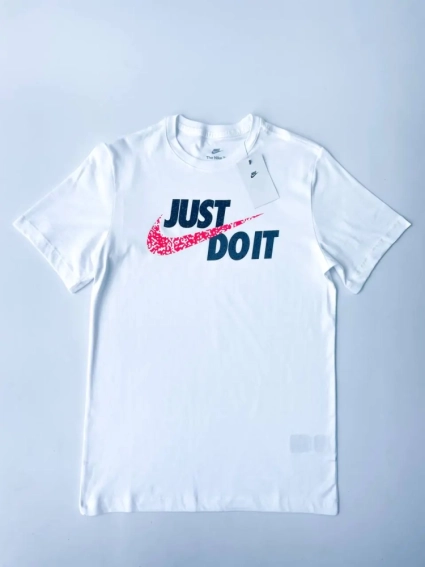 Футболка Nike Just Do It (белая) DD9165-100 фото 1 — интернет-магазин Tapok