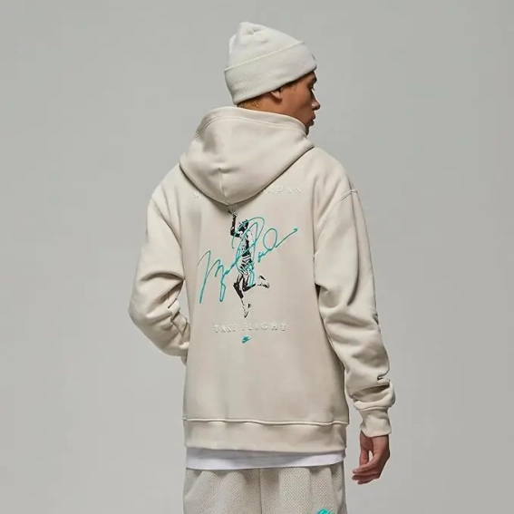 Худые Jordan Esssentials Fleece (бежевое) DH9019-104 фото 2 — интернет-магазин Tapok