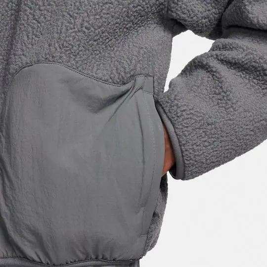 Худі Nike Sherpa (сіре) FB8386-068 фото 3 — інтернет-магазин Tapok