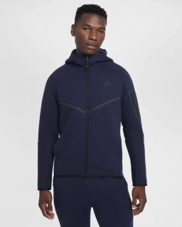 Худые Nike Tech Fleece (темно-синее) HV0949-451