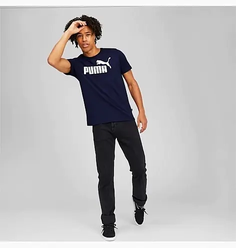 Футболка Puma Essentials Logo Tee 586449-06 фото 3 — інтернет-магазин Tapok