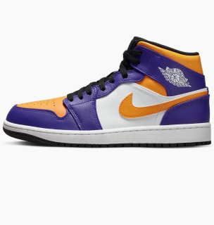 Кроссовки мужские Jordan 1 Mid фиолетовые DQ8426-517 44 DQ8426-517