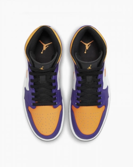 Кросівки чоловічі Jordan 1 Mid фіолетові DQ8426-517 44 DQ8426-517 фото 5 — інтернет-магазин Tapok