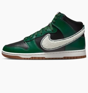Кроссовки мужские Кроссовки Nike Dunk High Retro Shoes Black/Green Dr8805-001 42 Dr8805-001