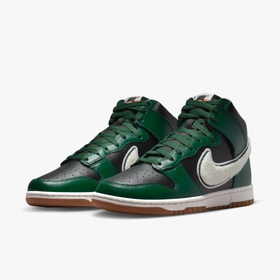 Кросівки чоловічі Кроссовки Nike Dunk High Retro Shoes Black/Green  Dr8805-001 42 Dr8805-001 фото 7 — інтернет-магазин Tapok