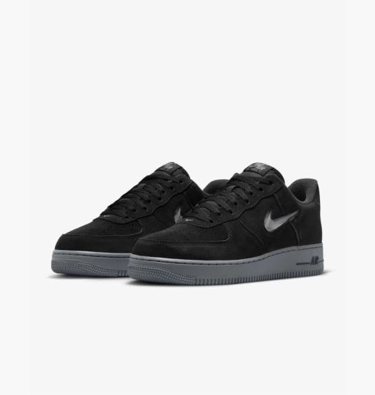 Кросівки чоловічі Nike Air Force 1 Low Jewel Suede Black HQ3827-002 фото 5 — інтернет-магазин Tapok