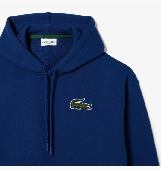 Худі унісекс Lacoste Loose Fit Hoodie Blue SH6404F9F фото 2 — інтернет-магазин Tapok