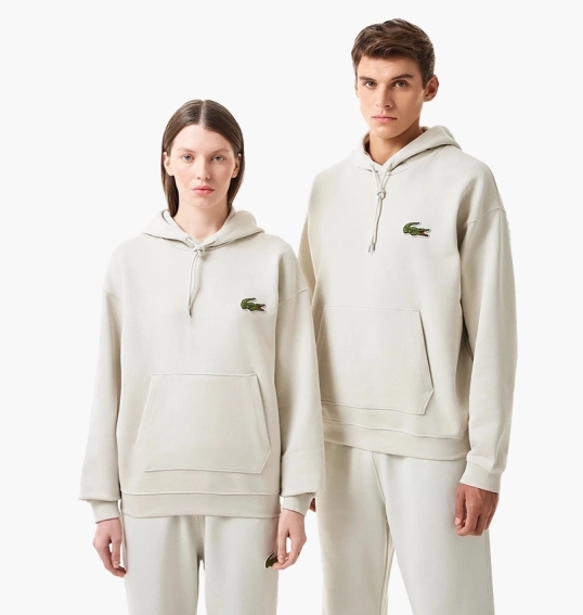 Худі унісекс Lacoste Loose Fit Beige SH2754BUQ фото 1 — інтернет-магазин Tapok