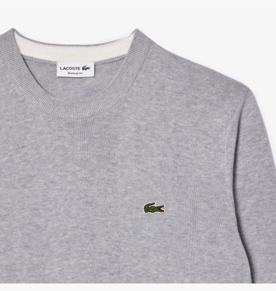 Світшот чоловічий Lacoste Regular Fit Grey AH1985CCA фото 2 — інтернет-магазин Tapok