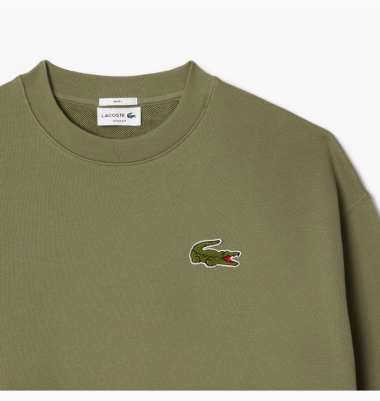 Світшот унісекс Lacoste Loose Fit Green SH2741BMY фото 2 — інтернет-магазин Tapok