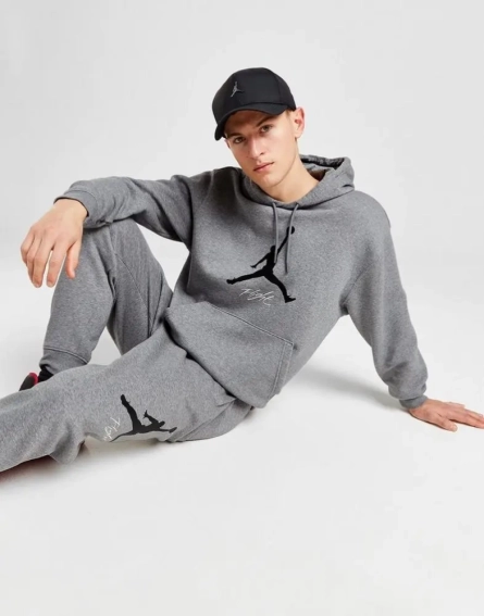 Костюм Jordan Fleece (серый) FD7545-091_FD7345-091 фото 1 — интернет-магазин Tapok