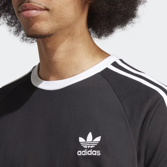 Футболка 3-STRIPES TEE IA4845 Adidas L Черный IA4845 фото 3 — интернет-магазин Tapok
