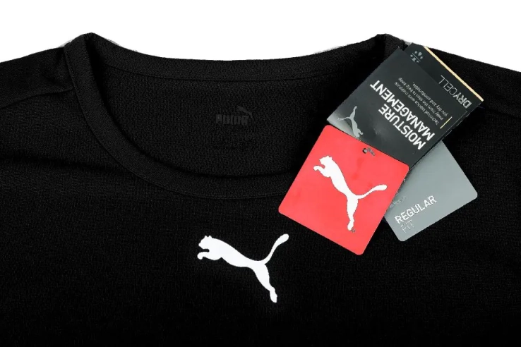 Футболка Puma teamRISE Jersey Jr чорний Діт 140 см 704938-03 фото 4 — інтернет-магазин Tapok
