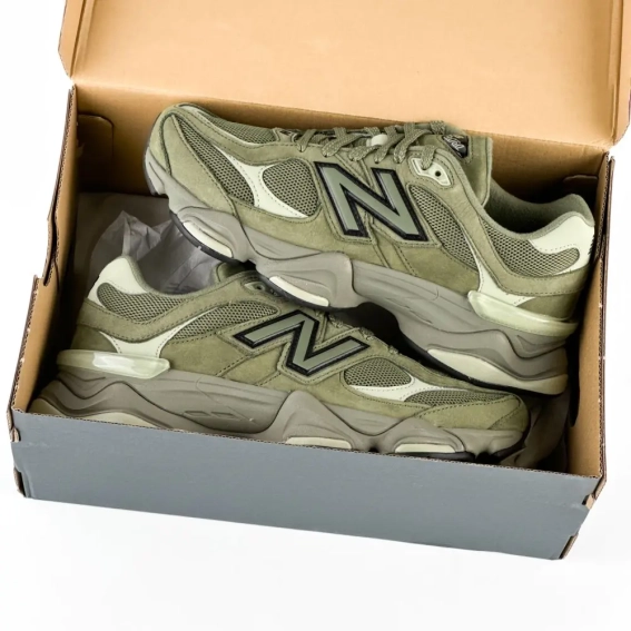 Кросівки унісекс New Balance 9060 Dark Olivine (U9060ZGD) фото 6 — інтернет-магазин Tapok