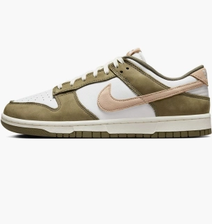 Кросівки чоловічі Nike Dunk Low Retro Prm Medium Olive White/Olive FQ8250-200