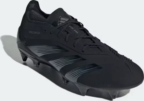 Бутсы Adidas Predator Elite Soft Ground Football Boots Black IE0045 фото 1 — интернет-магазин Tapok
