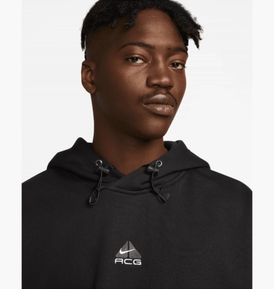 Худые мужские Nike Acg Therma-Fit Fleece Hoodie Black DH3087-013 фото 3 — интернет-магазин Tapok