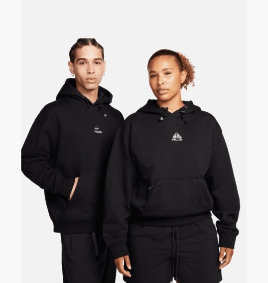 Худые мужские Nike Acg Therma-Fit Fleece Hoodie Black DH3087-013 фото 4 — интернет-магазин Tapok