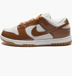 Кроссовки женские Nike Dunk Low Lx White/Brown FJ2260-001