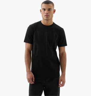 Футболка мужская Gap Everyday Soft Logo T-Shirt Black 855761021