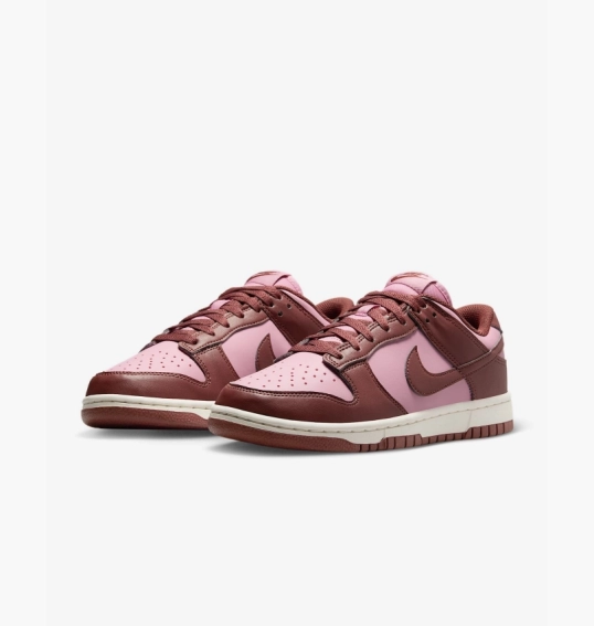 Кроссовки женские Nike Dunk Low Next Nature Brown/Pink DD1873-114 фото 3 — интернет-магазин Tapok