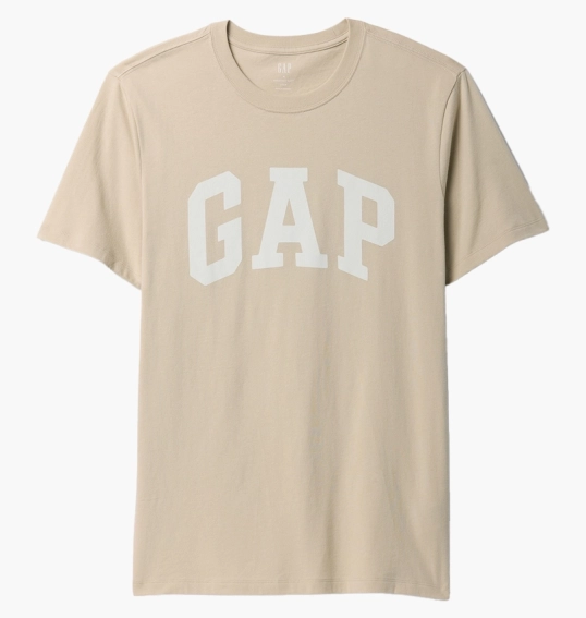 Футболка чоловіча Gap Everyday Soft Logo T-Shirt Grey 855769221 фото 1 — інтернет-магазин Tapok