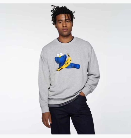 Свитшот унисекс KAWS Warhol Sweater Grey 341-472951 фото 3 — интернет-магазин Tapok