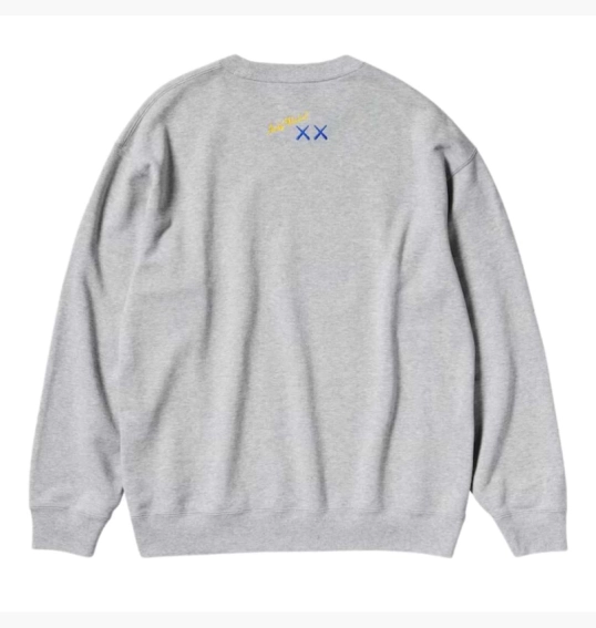 Свитшот унисекс KAWS Warhol Sweater Grey 341-472951 фото 4 — интернет-магазин Tapok