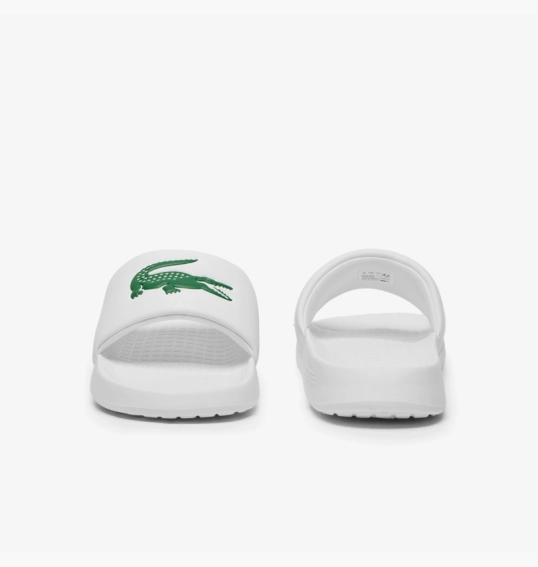 Мужские тапочки Lacoste Serve Slide Logo White 749CMA0021082 фото 4 — интернет-магазин Tapok