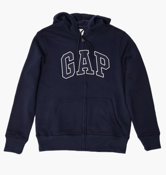 Толстовка чоловіча Gap Logo Zip Hoodie Tapestry Blue 218871561-3 фото 7 — інтернет-магазин Tapok