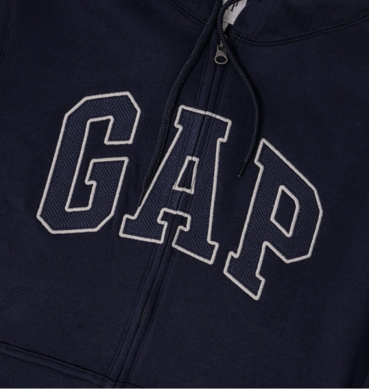 Толстовка чоловіча Gap Logo Zip Hoodie Tapestry Blue 218871561-3 фото 8 — інтернет-магазин Tapok