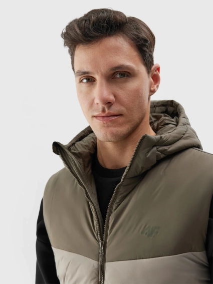 Безрукавка synthetic-fill down vest 4FWSS24TVJAM100-43S 4F L Хакі 4FWSS24TVJAM100-43S фото 2 — інтернет-магазин Tapok