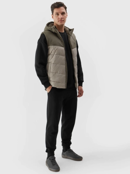 Безрукавка synthetic-fill down vest 4FWSS24TVJAM100-43S 4F L Хакі 4FWSS24TVJAM100-43S фото 3 — інтернет-магазин Tapok