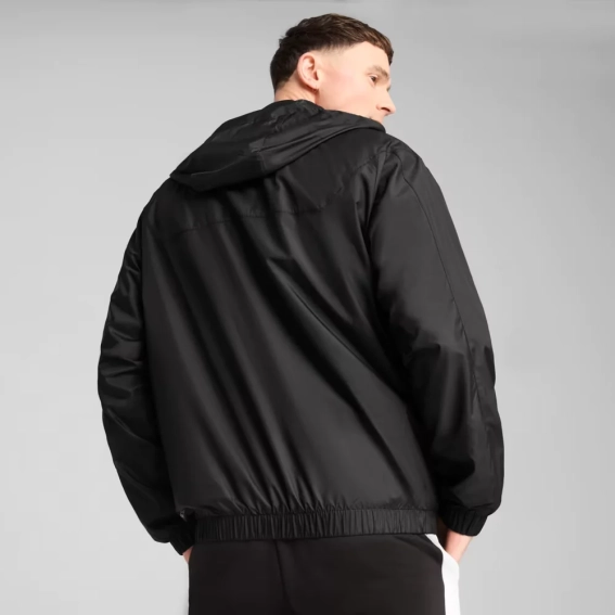 Ветровка ESS Relaxed Windbreaker 68462601 Puma L Черный 68462601 фото 2 — интернет-магазин Tapok