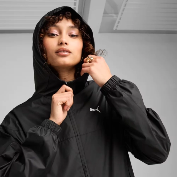 Вітровка ESS Relaxed Windbreaker 68513401 Puma L Чорний 68513401 фото 3 — інтернет-магазин Tapok