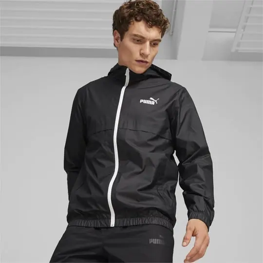 Вітровка ESS Solid Windbreaker 84748452 Puma L Чорний 84748452 фото 1 — інтернет-магазин Tapok