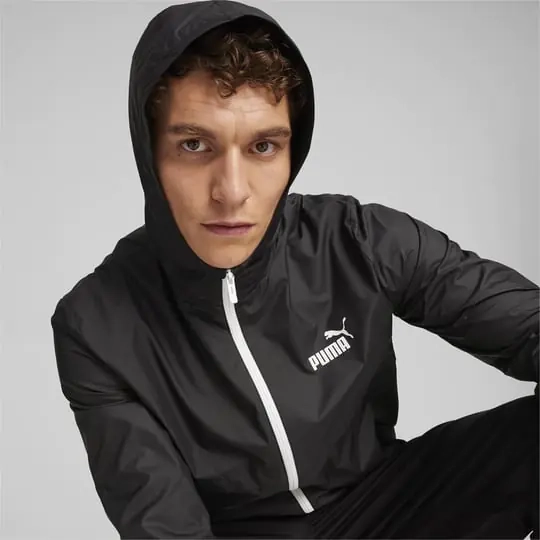 Вітровка ESS Solid Windbreaker 84748452 Puma L Чорний 84748452 фото 3 — інтернет-магазин Tapok