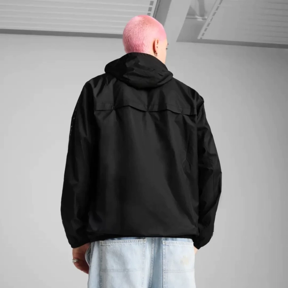 Ветровка ESS Tape Windbreaker 68462901 Puma L Черный 68462901 фото 2 — интернет-магазин Tapok