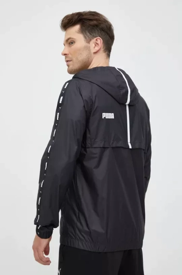 Ветровка ESS+ TAPE Windbreaker 84747701 Puma L Черный 84747701 фото 2 — интернет-магазин Tapok