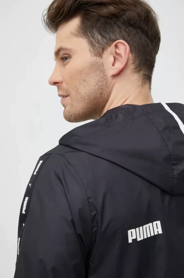 Ветровка ESS+ TAPE Windbreaker 84747701 Puma L Черный 84747701 фото 4 — интернет-магазин Tapok